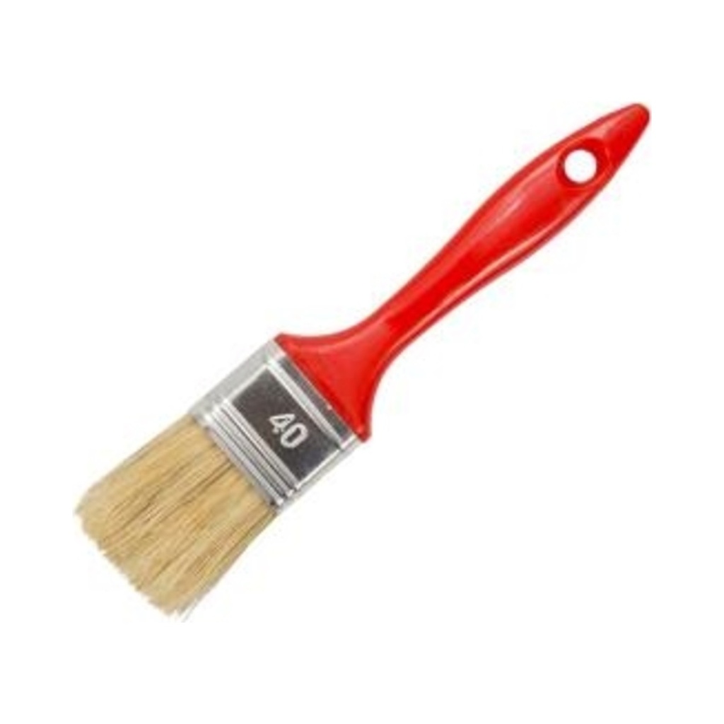 Kenőecset műanyag nyéllel 19cm (ecset szélesség:4cm) 10db/cs