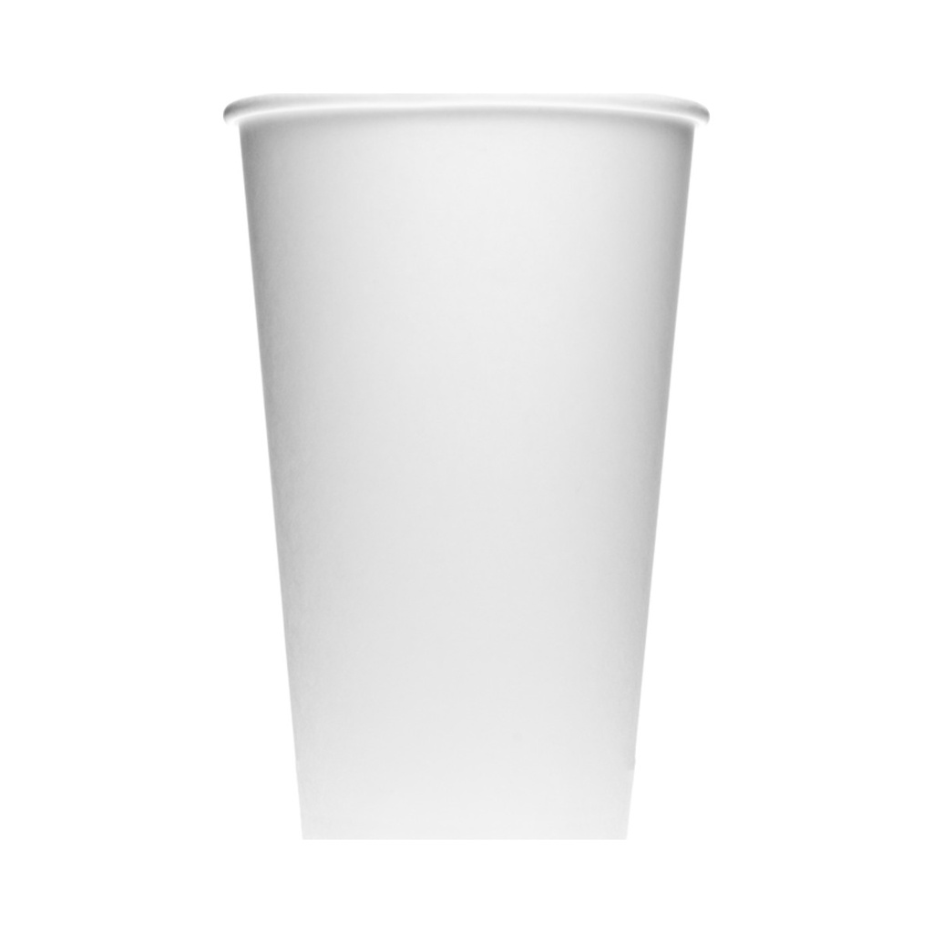 Papírpohár fehér 480ml  (O90mm,16OZ) 50db/cs 1000db/krt