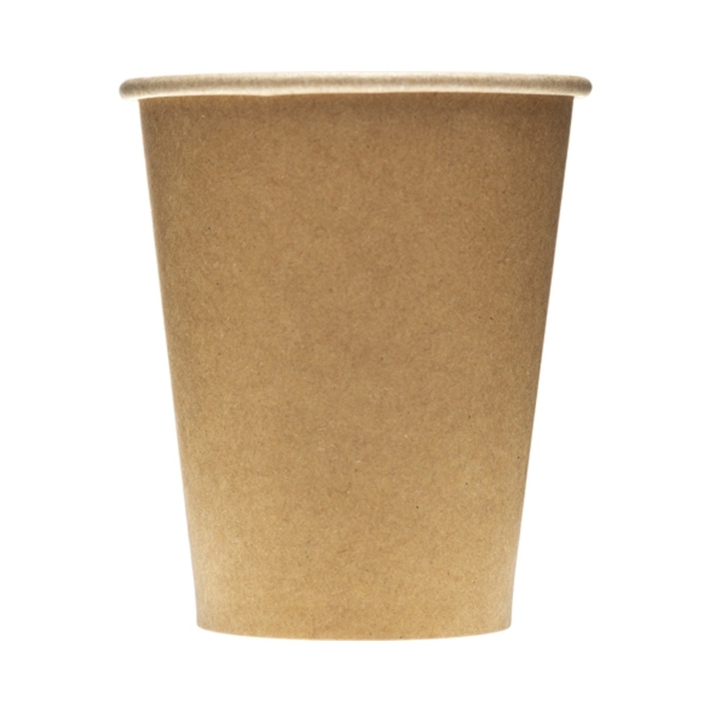 [Q531002KR] Papírpohár Kraft 240ml O80mm 50db/cs 1000db/krt