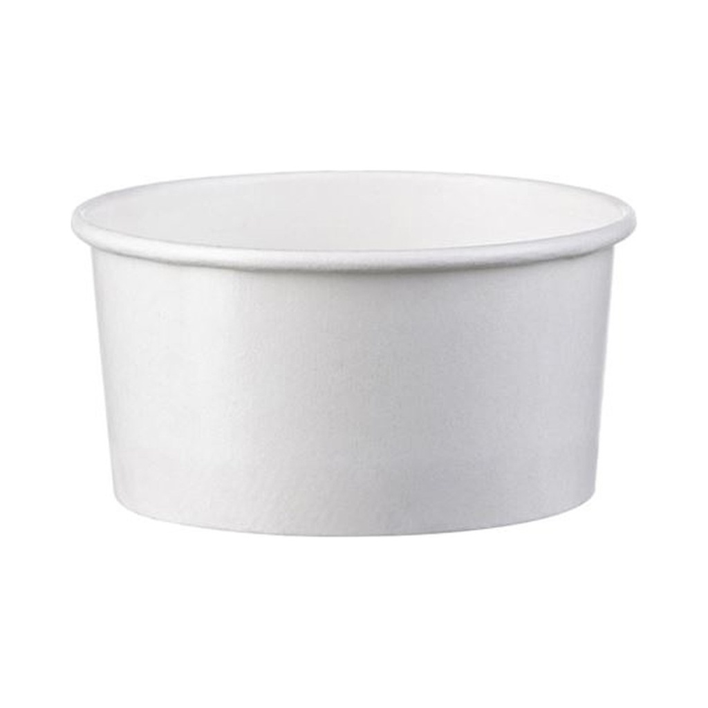 [Q0008W] Fagylaltos papírtálka Fehér 240ml 50db/cs 1000db/krt
