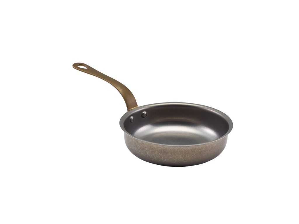 Genware antik acél mini serpenyő 13,5x3,75cm