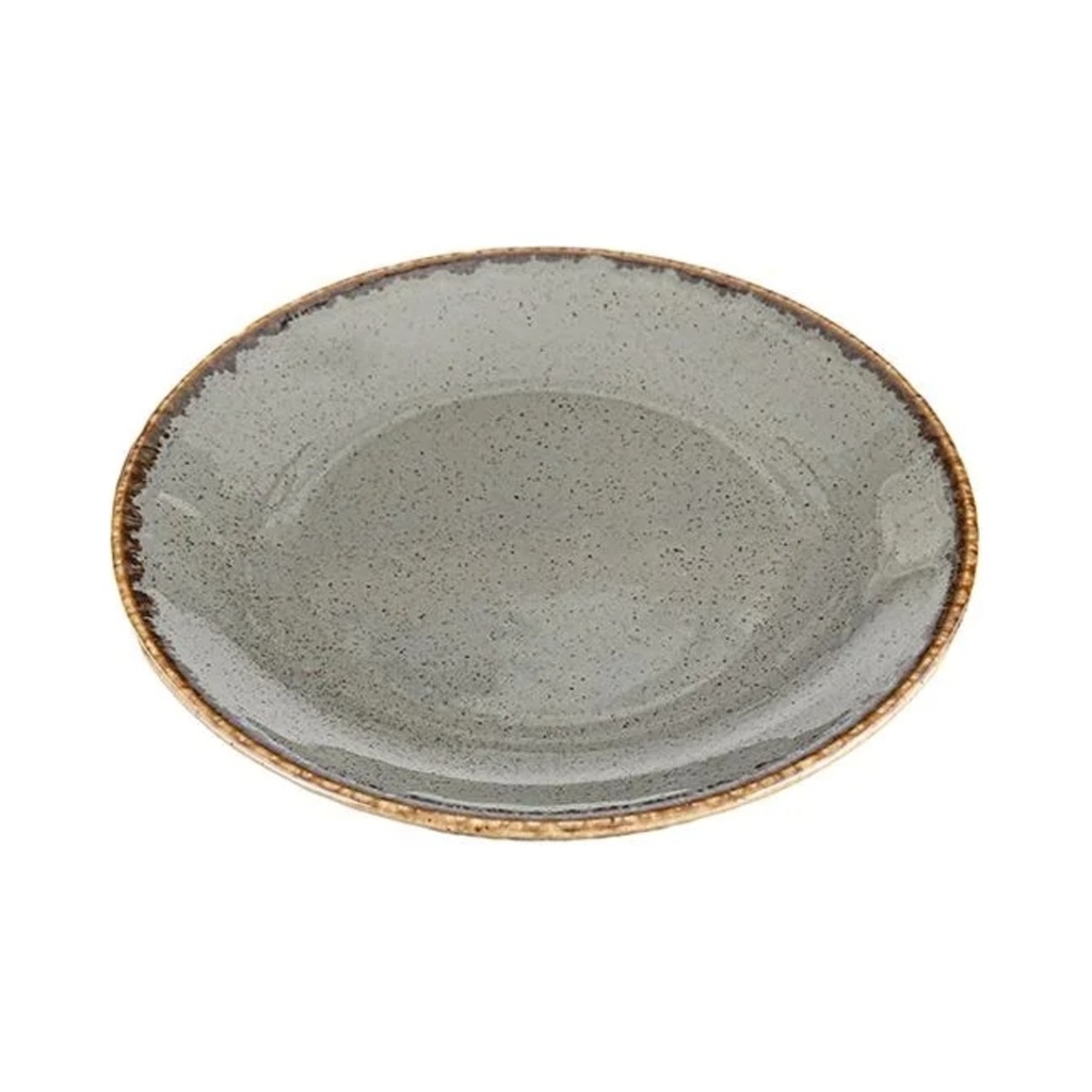 Seasons sötétszürke lapostányér 18 cm