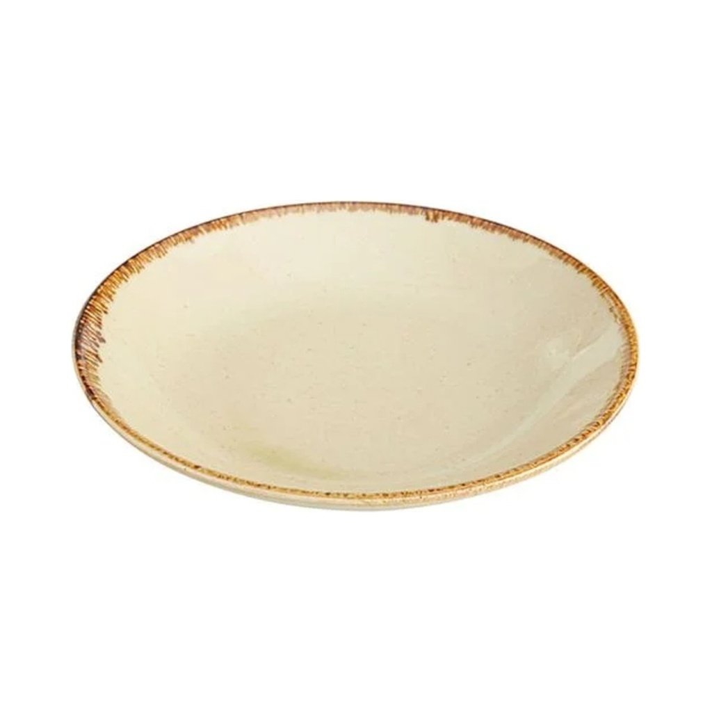 [04ALM001664] Seasons sárga mélytányér 21 cm