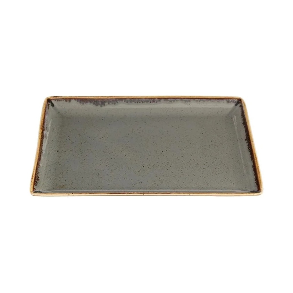 [04ALM002455] Seasons sötétszürke Reggeliző tányér 27 cm