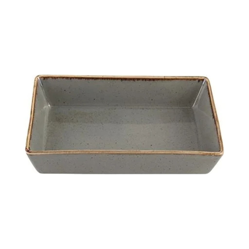 Seasons sötétszürke Reggeliző és Előételes tányér 8x14 cm