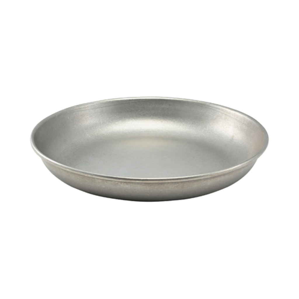 Genware antik acél coupe tányér 24cm
