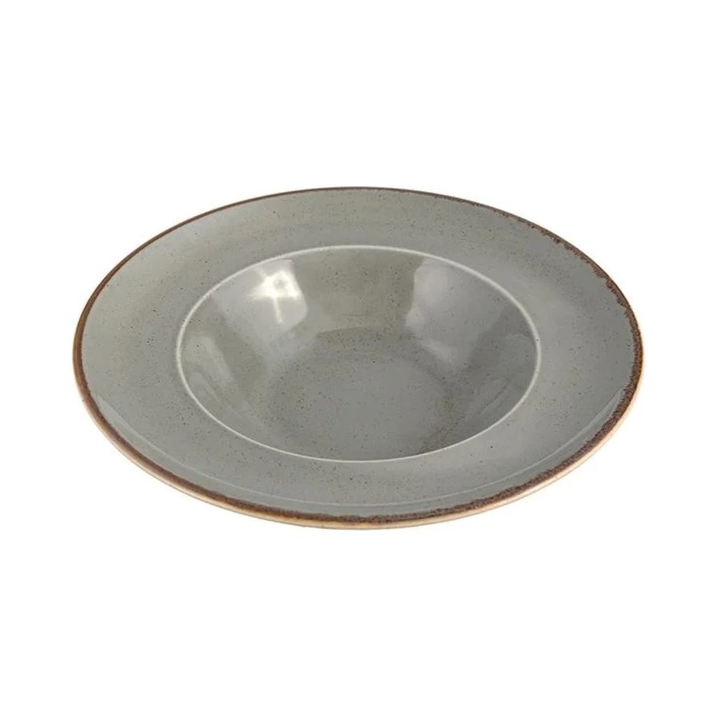 [04ALM002472] Seasons Sötétszürke Mély Tányér 26cm