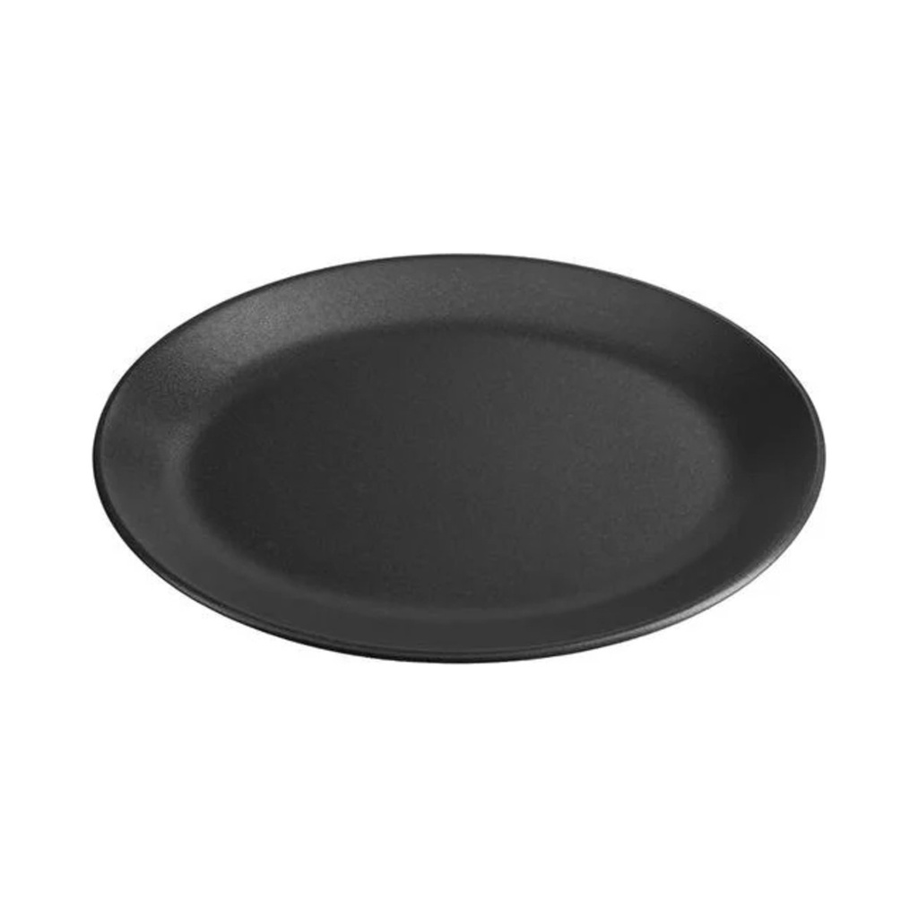 Seasons fekete ovális tányér 31 cm