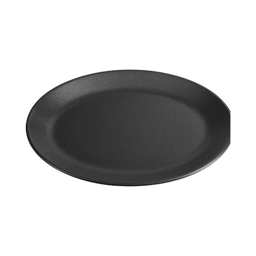 Seasons fekete ovális tányér 36 cm
