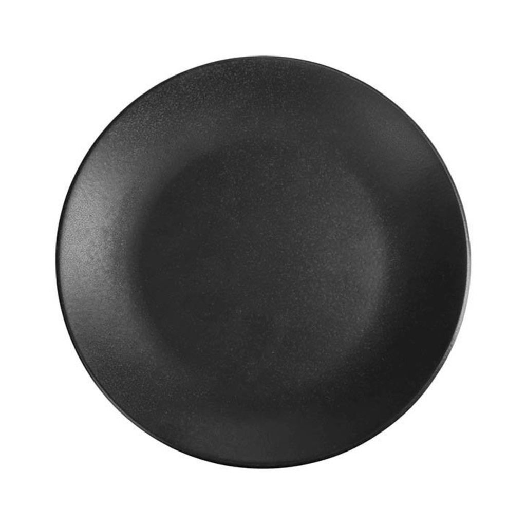 Seasons fekete lapostányér 28 cm