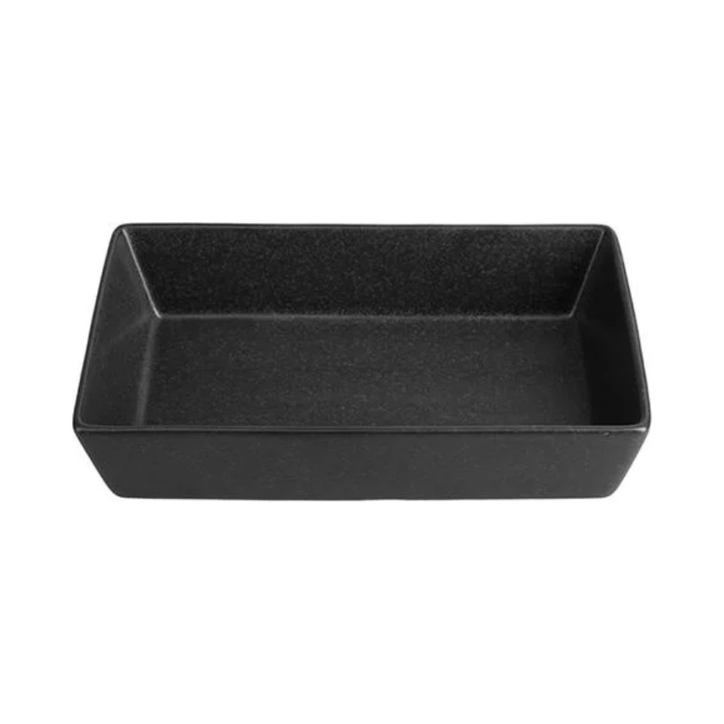 Seasons fekete Reggeliző és Előételes tányér 8x14 cm