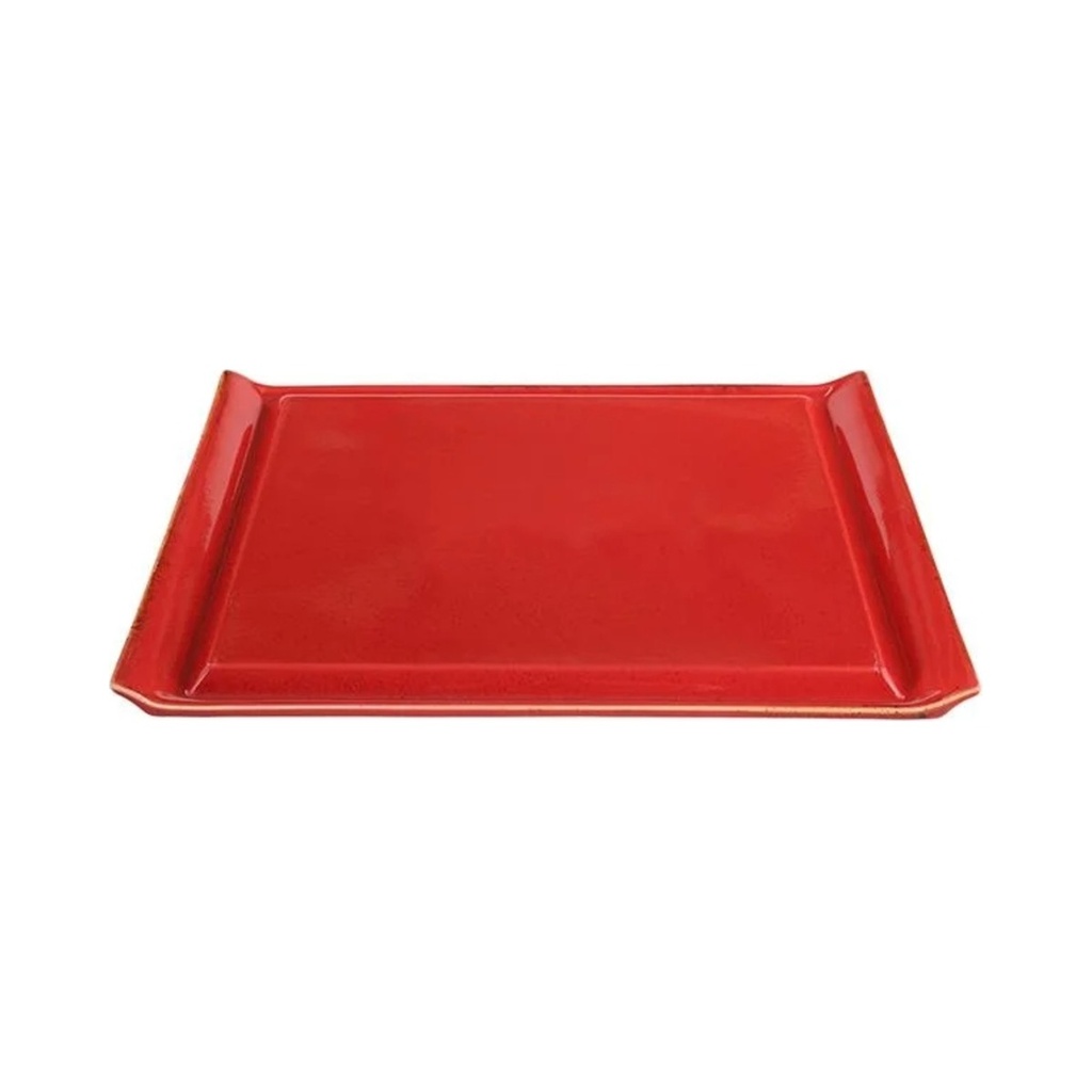 Seasons piros Steak tányér 32 cm