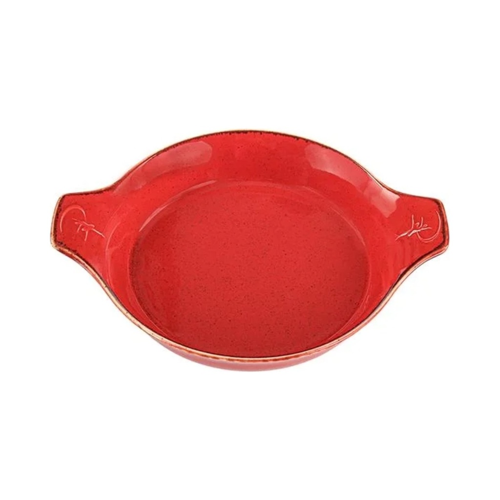[04ALM001672] Seasons piros Tálaló tányér 17 cm