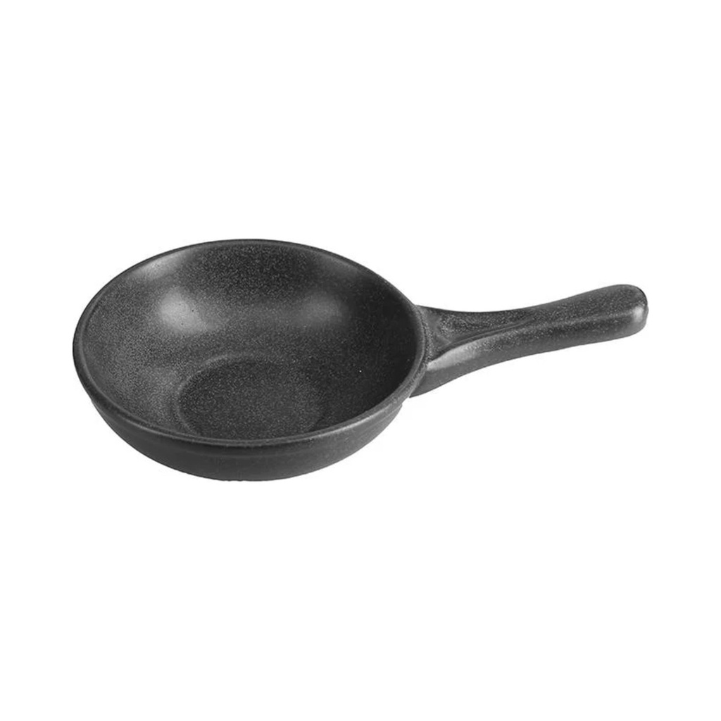 [04ALM003137] Seasons fekete Tálaló tál Füles 14 cm