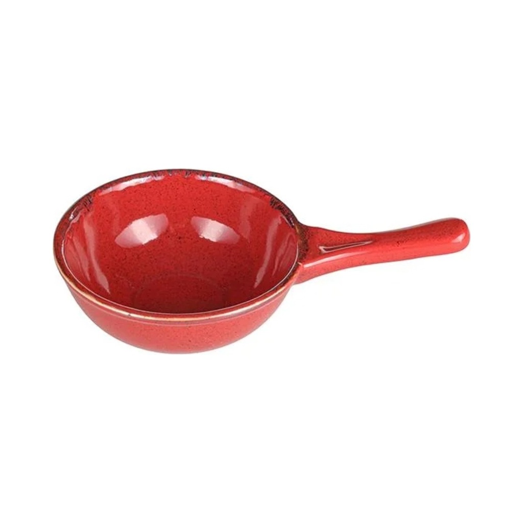 [04ALM003151] Seasons piros Tálaló tál Füles 16 cm
