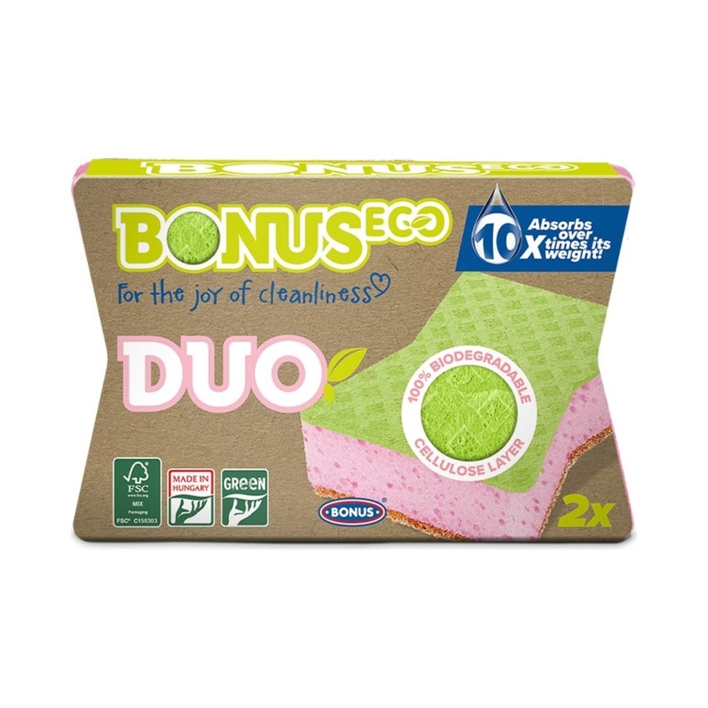 [B146] Bonus + Duo karcmentes mosogatószivacs 2/1