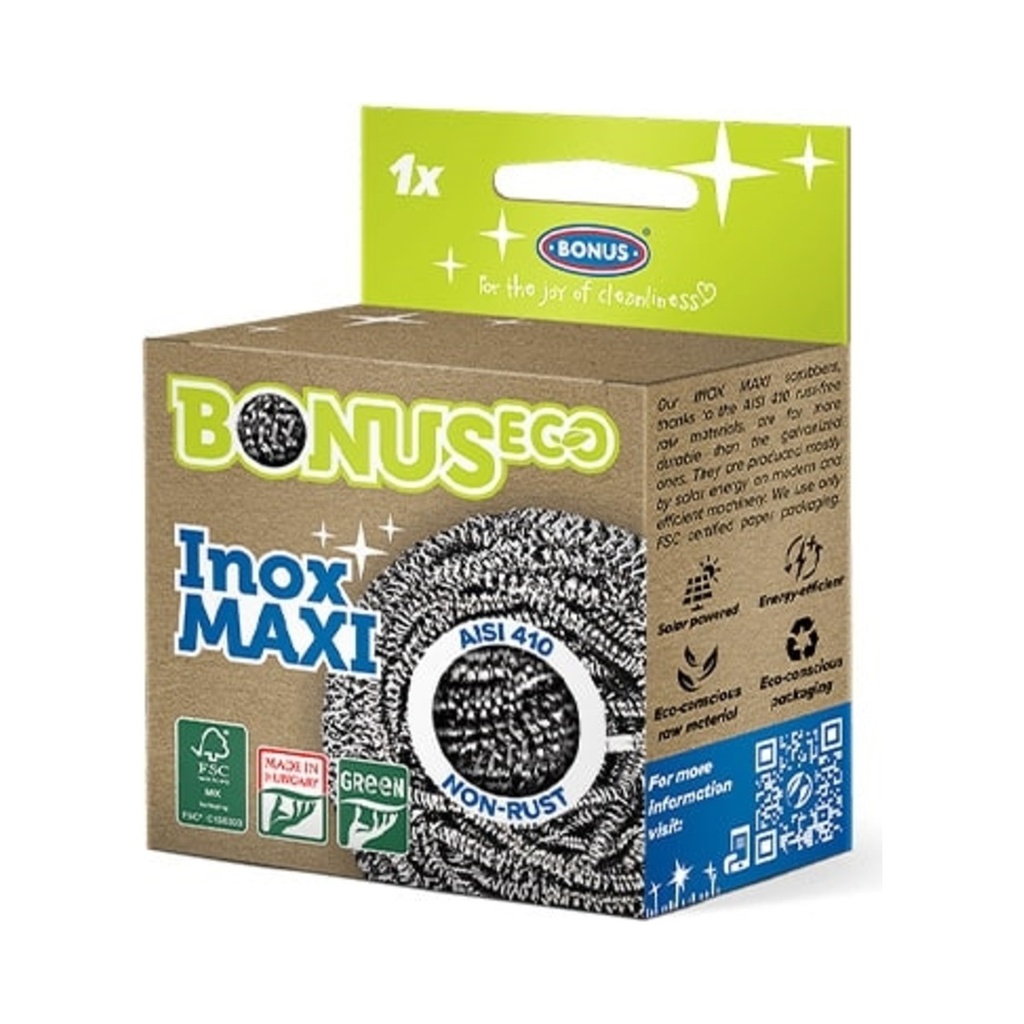 [B149] Inox Maxi spirál fém dörzsi 1/1 9db/cs