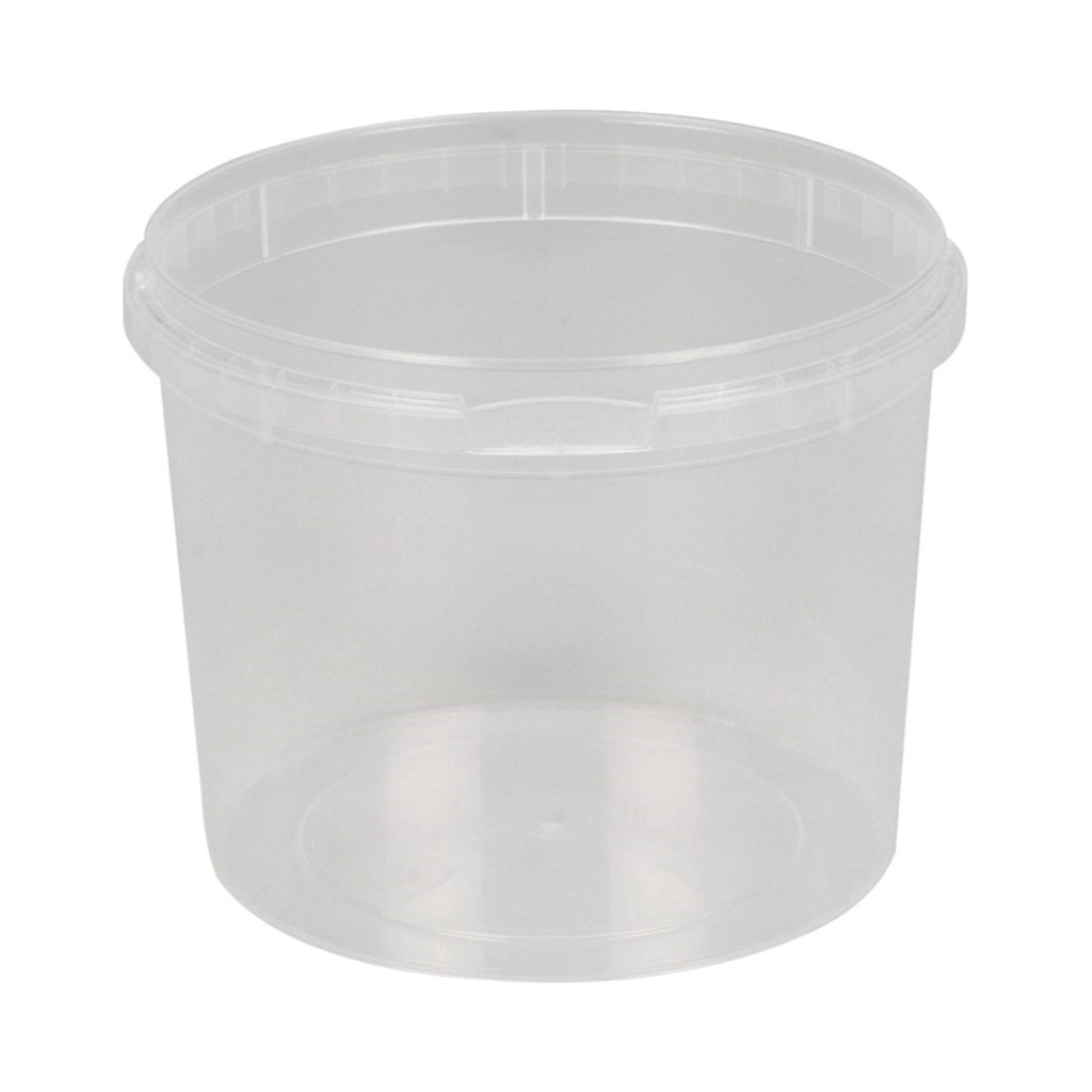 Garanciazáras edény 800ml átlátszó PP O122mm 360db/krt