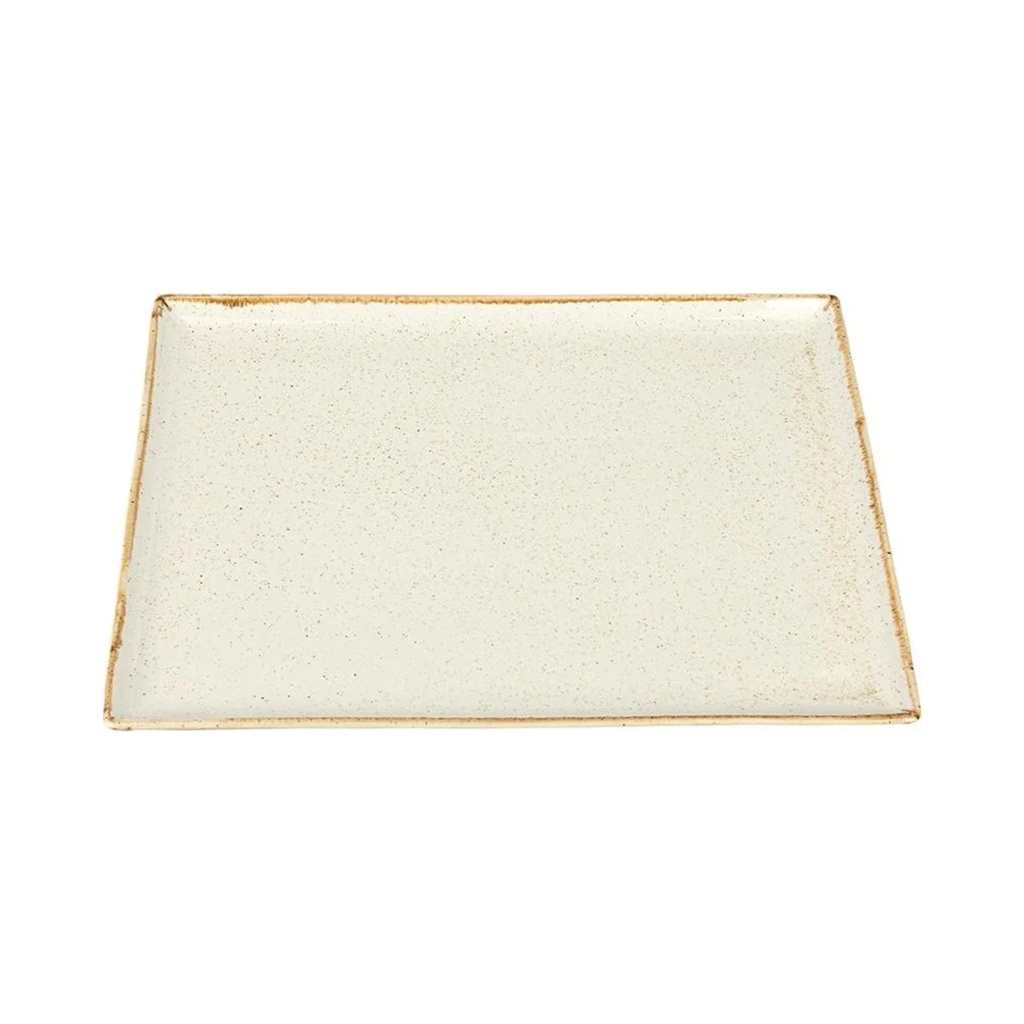 Seasons bézs Reggeliző tányér 26x35 cm