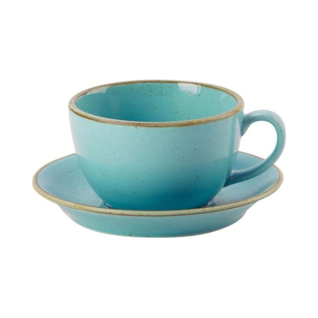 Seasons türkiz teáscsészealj 16 cm