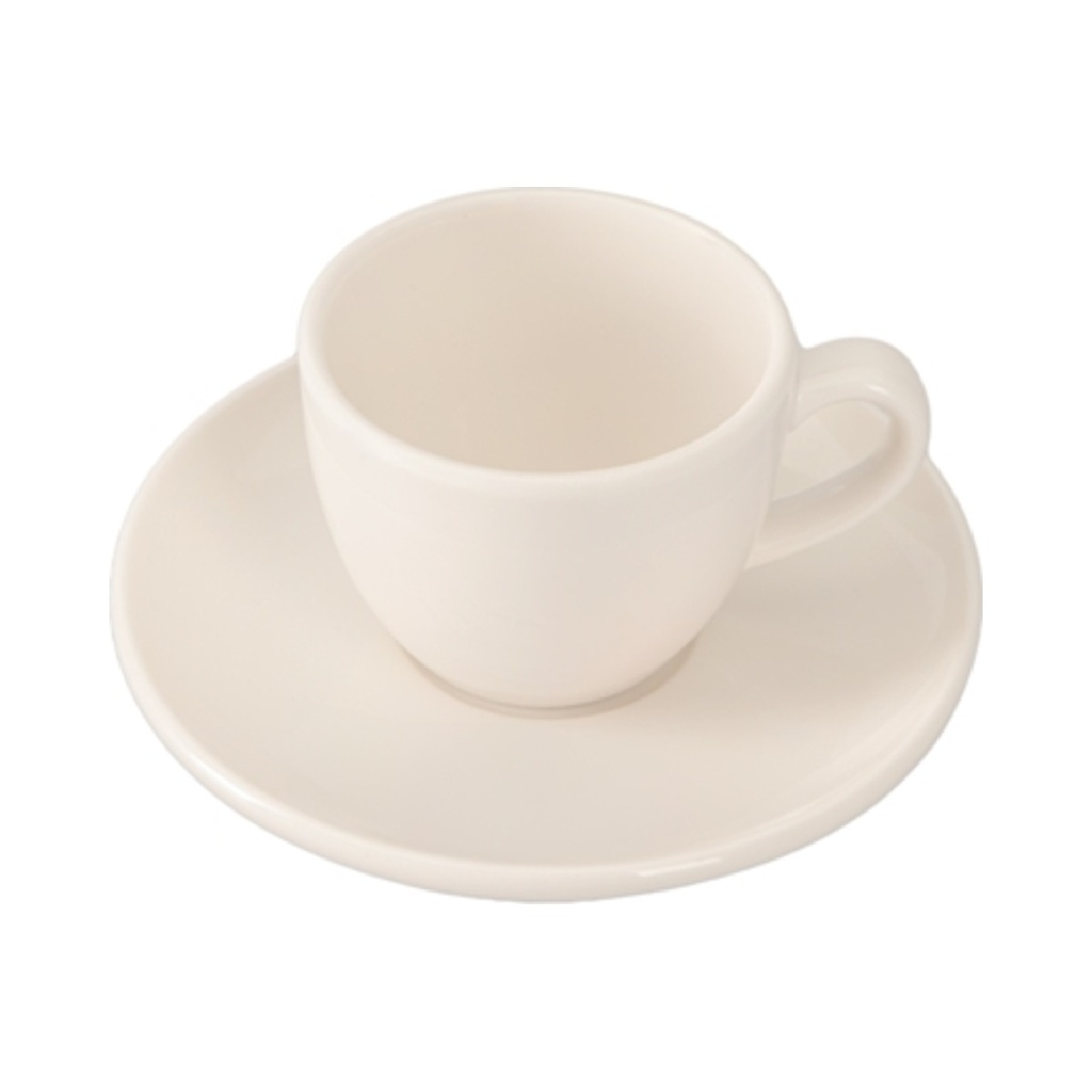 [04PIO001189] Milena Tálka Formájú Kávés Csésze & Coupe Csészealj 90ml 12db/krt