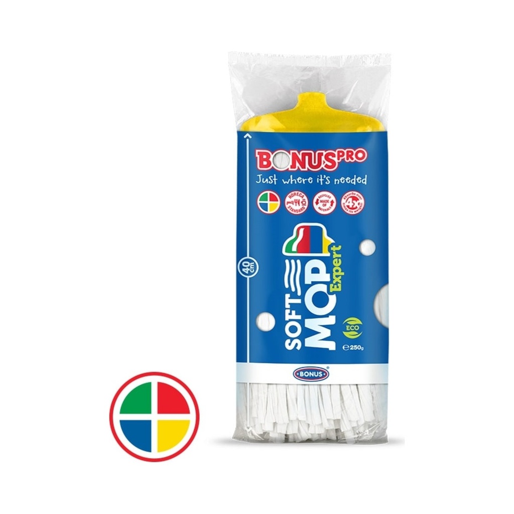 Bonus Pro Soft Mop Expert felmosófej zöld 250gr 16db/krt