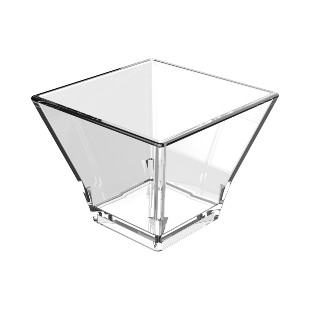 Pagoda Desszertes Tálka Víztiszta SAN 62x62x50mm 88ml 6db/cs 96db/krt