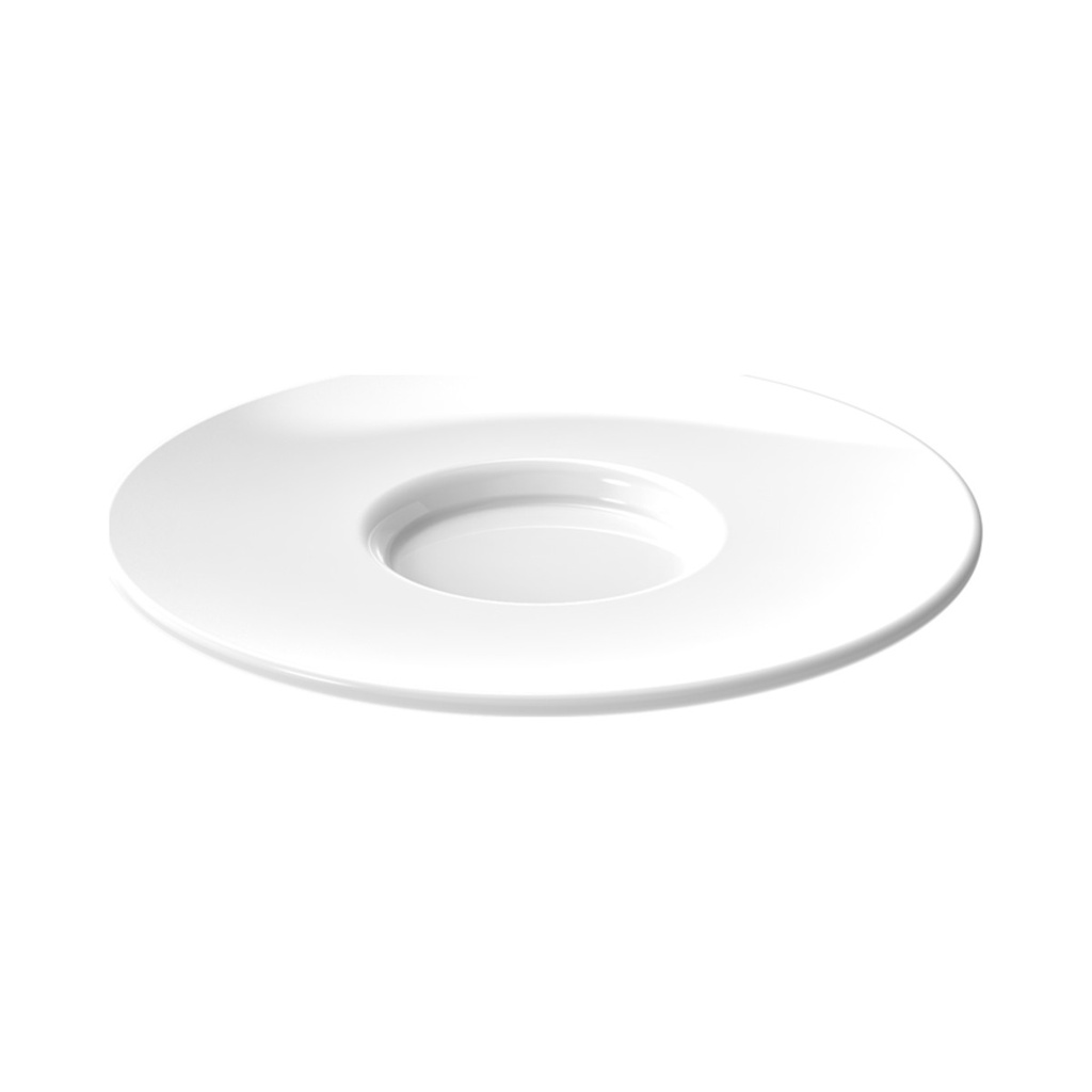 Kávés Csésze Alj Fehér SAN  O105mm 6db/cs 36db/krt