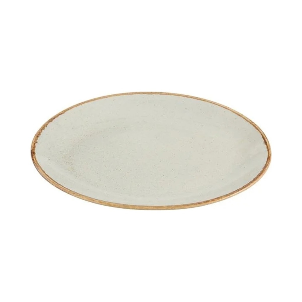 Seasons szürke ovális tányér 24 cm