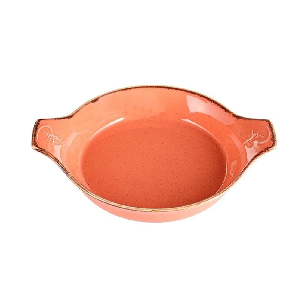 [04ALM001670] Seasons Narancssárga Tálaló Tányér 17cm