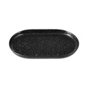 Ethos Black Moss ovális tányér 18 cm