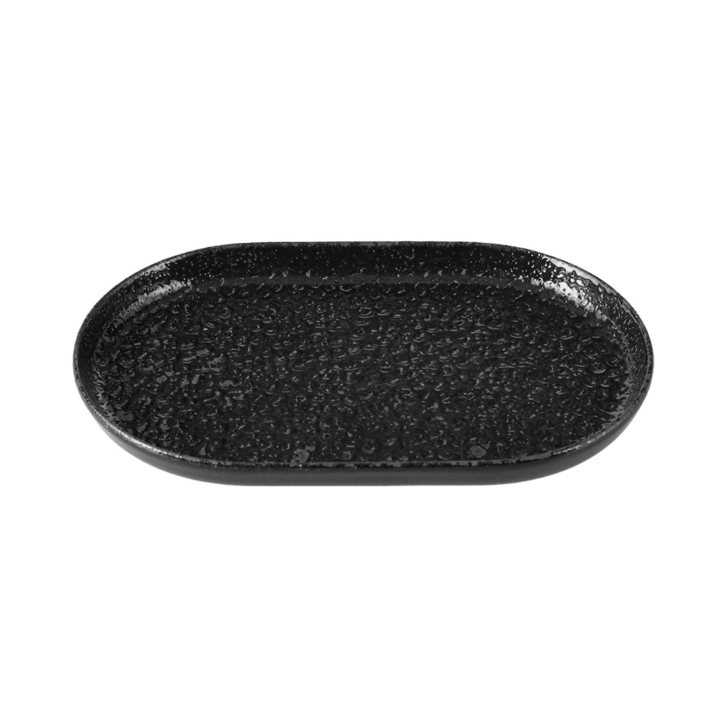 Ethos Black Moss Ovális Tányér 28cm