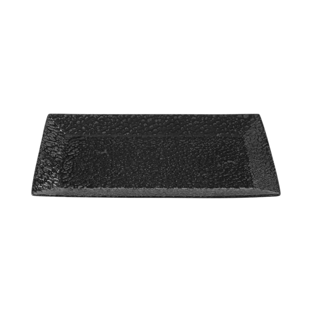 [04ALM004830] Ethos Black Moss ovális tányér 13x23 cm
