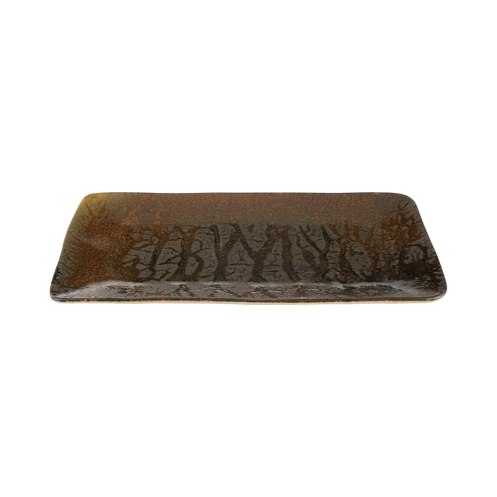 [04SWA000029] Stoneware Genesis Szögletes tányér 16x29 cm