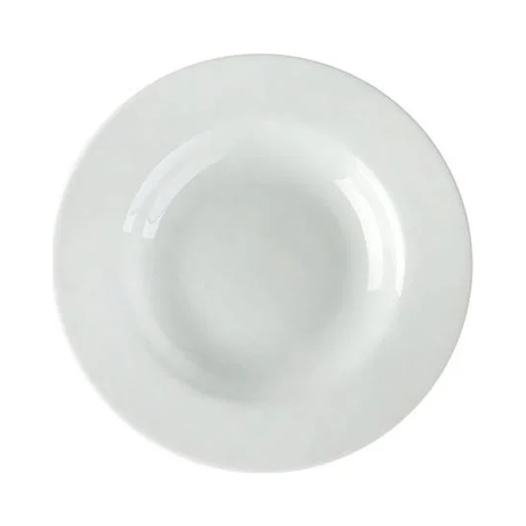 [04A+P001637] Bella mélytányér fehér 21 cm