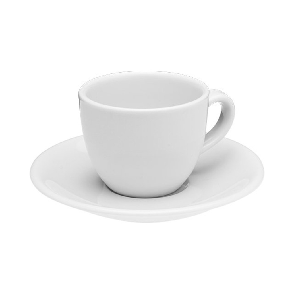 Soley kávéscsésze és alj fehér 80 ml