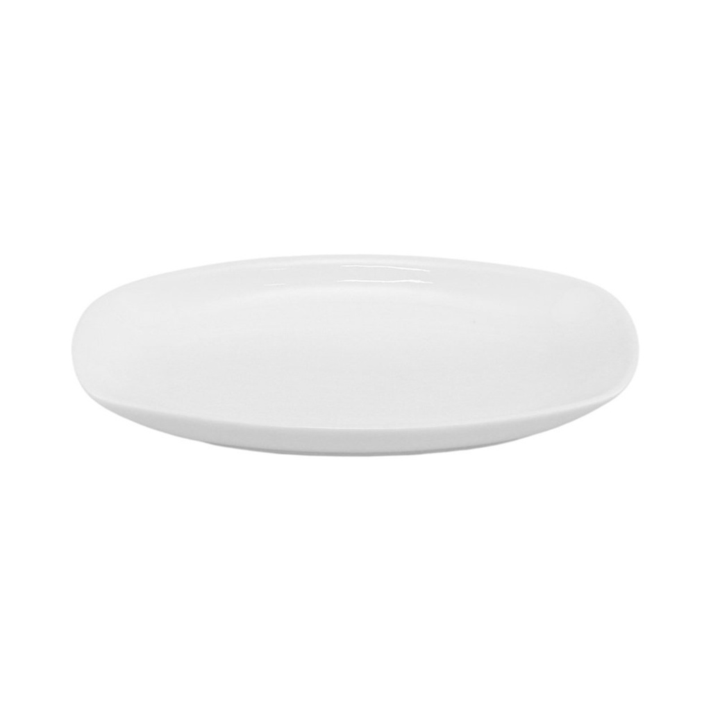 Lebon ovális tányér fehér 15 cm