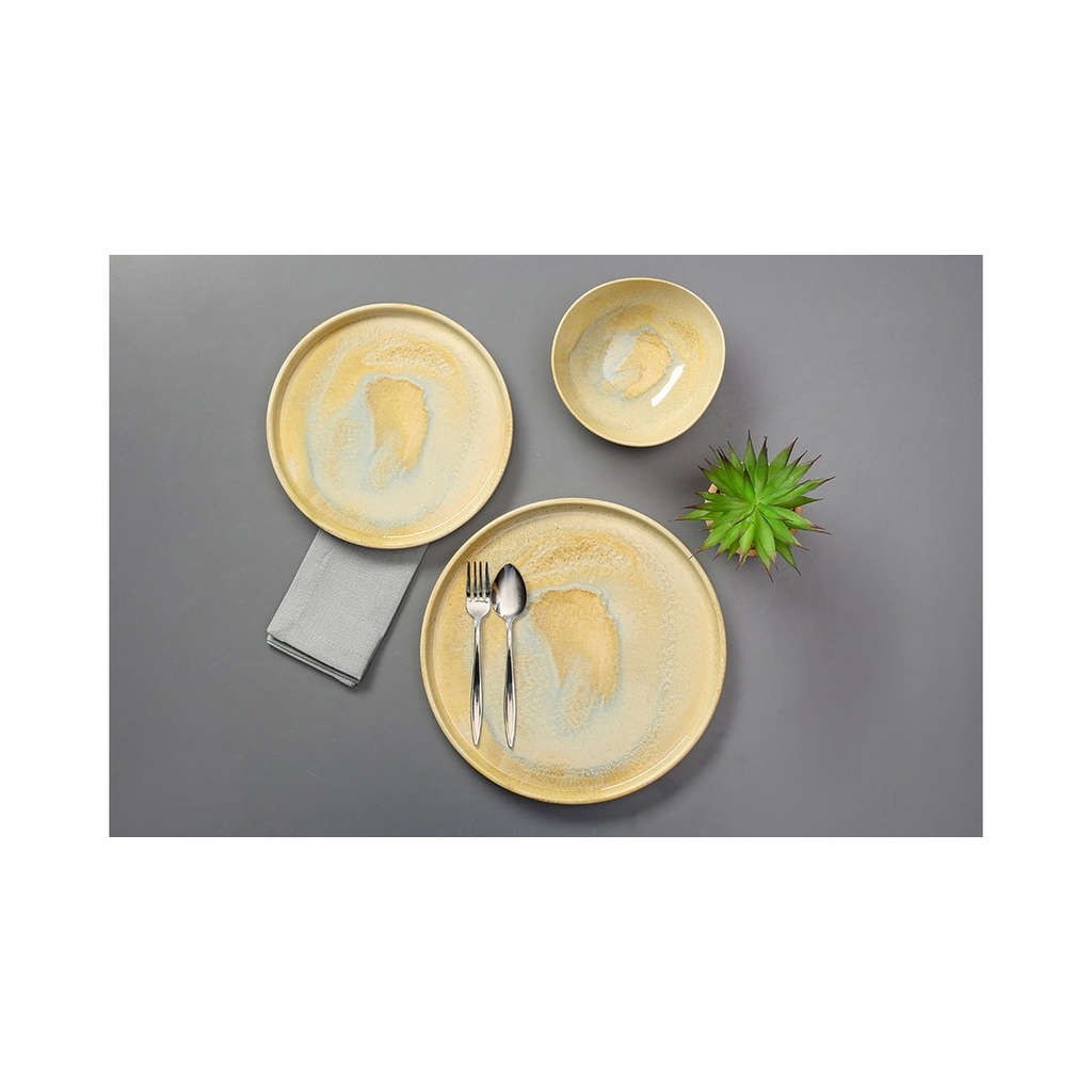 [04SWA000236] Stoneware Pearl 3 Darabos Tányér Készlet