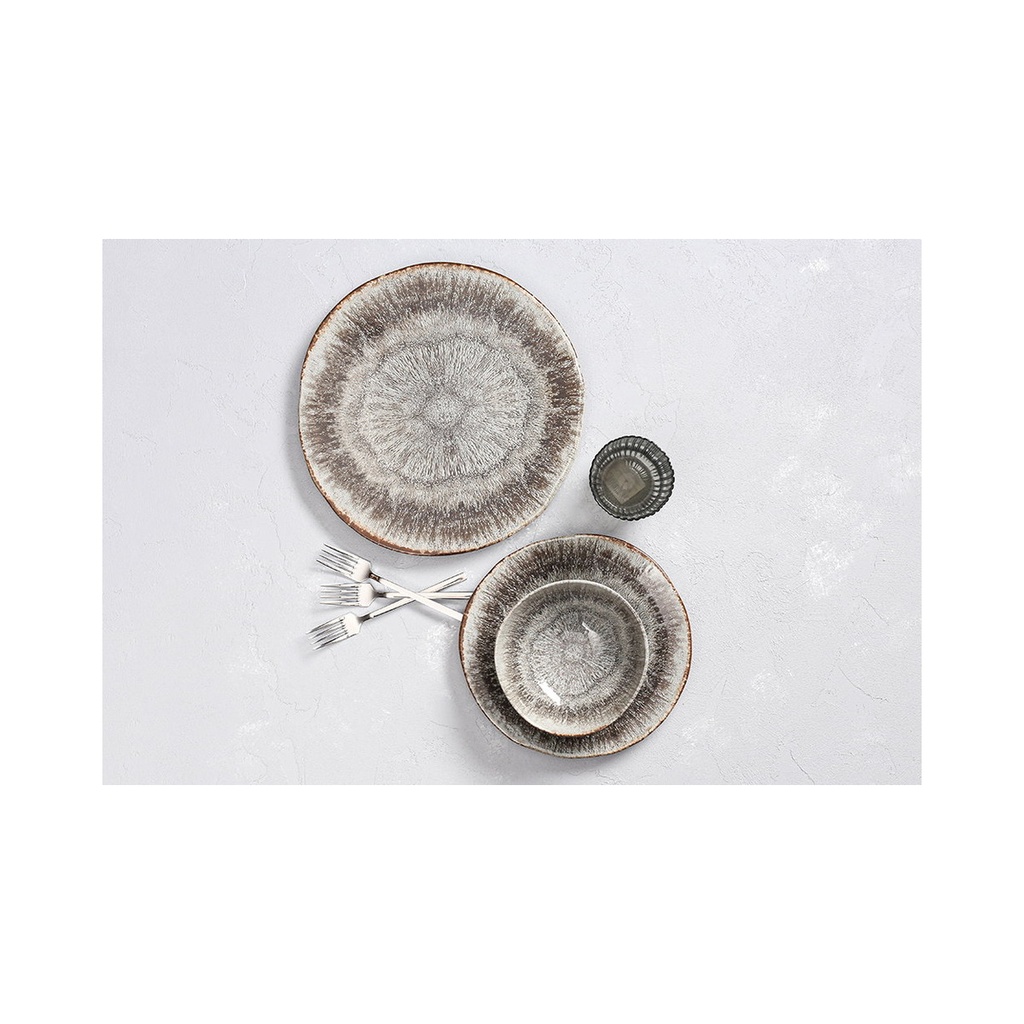 Stoneware Iris 3 darabos vacsorakészlet