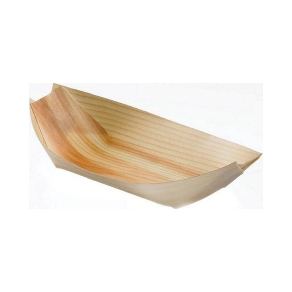 [S0041] Fa finger food csónak kicsi 9,5x5x1,5cm 100db/cs
