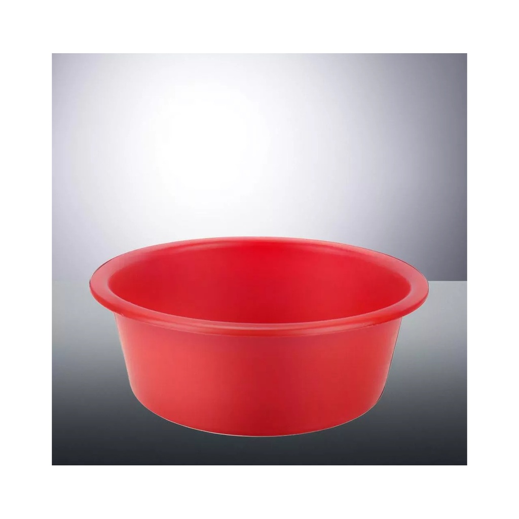 Műanyag peremes tál 20cm 1,5L (vegyes színekbe)