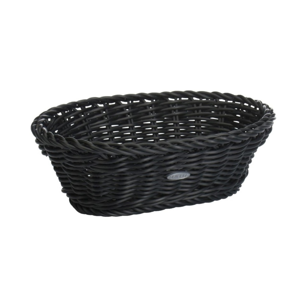 Saleen ovális kosár 25x17 cm fekete