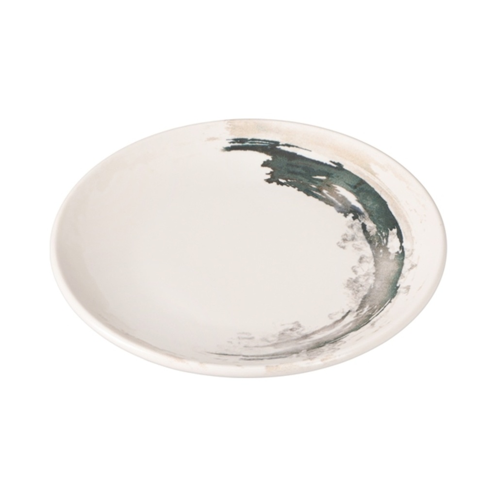 [04PIO000161] Quartet Slate perem nélküli lapostányér (Coupe) 25 cm 6db/krt