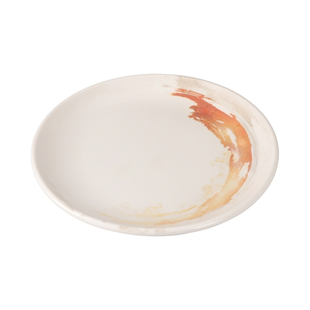 [04PIO000111] Quartet Flame perem nélküli lapos tányér (Coupe) 23 cm 6db/krt