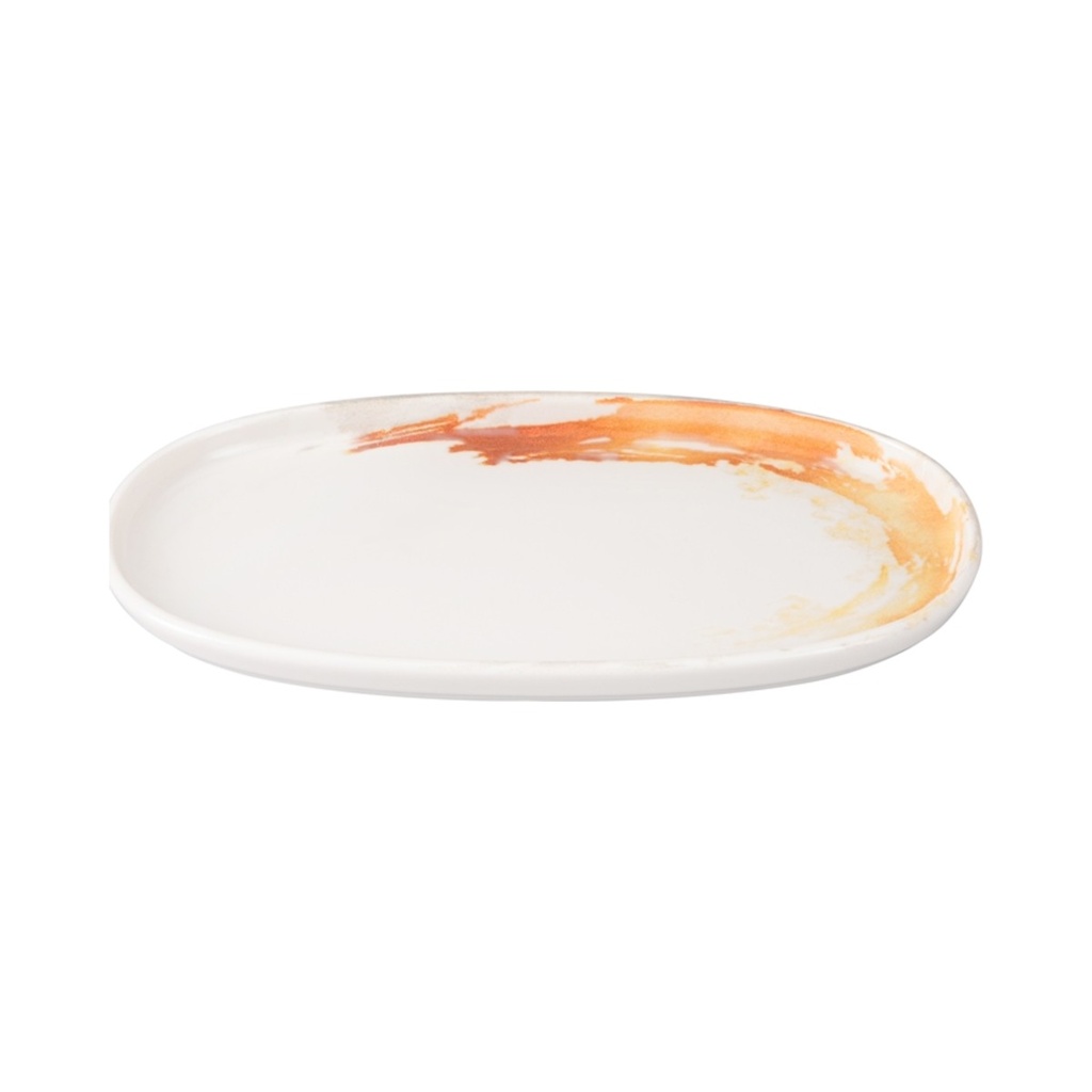 [04PIO000689] Quartet Flame ovális tányér 34 cm 6db/krt
