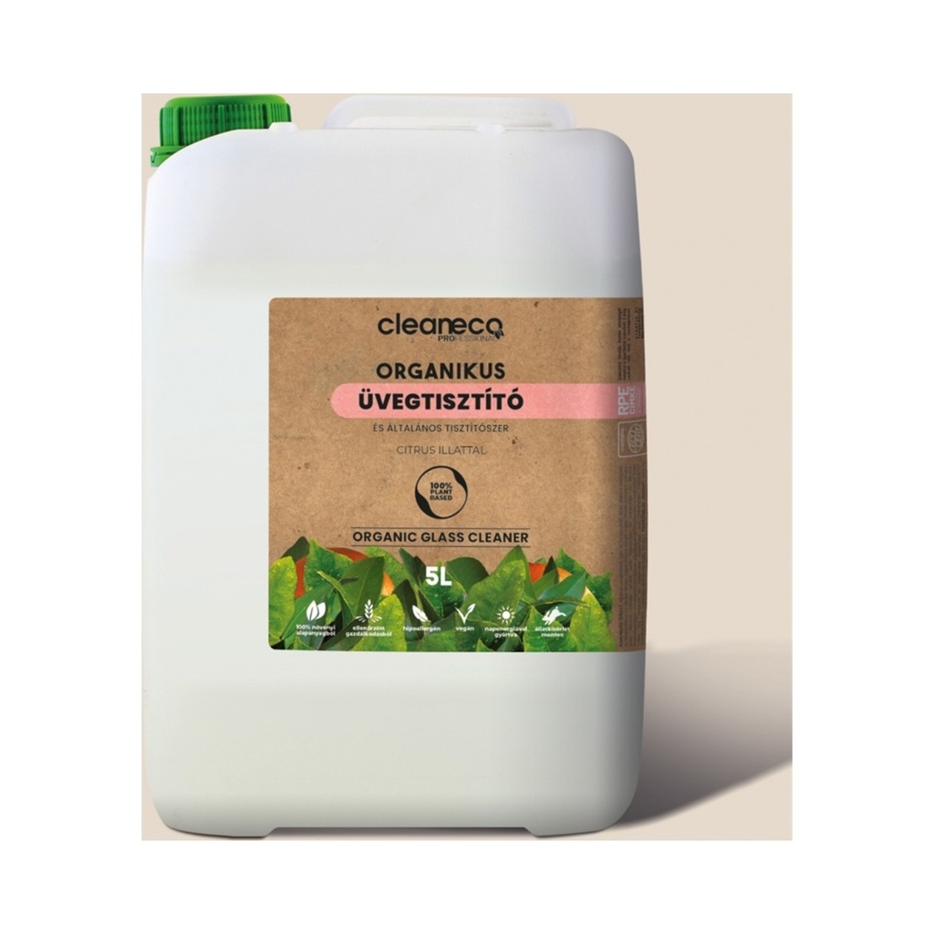 IP.Üvegtisztító és Általános tisztítószer munkaoldat organikus Cleaneco 5L