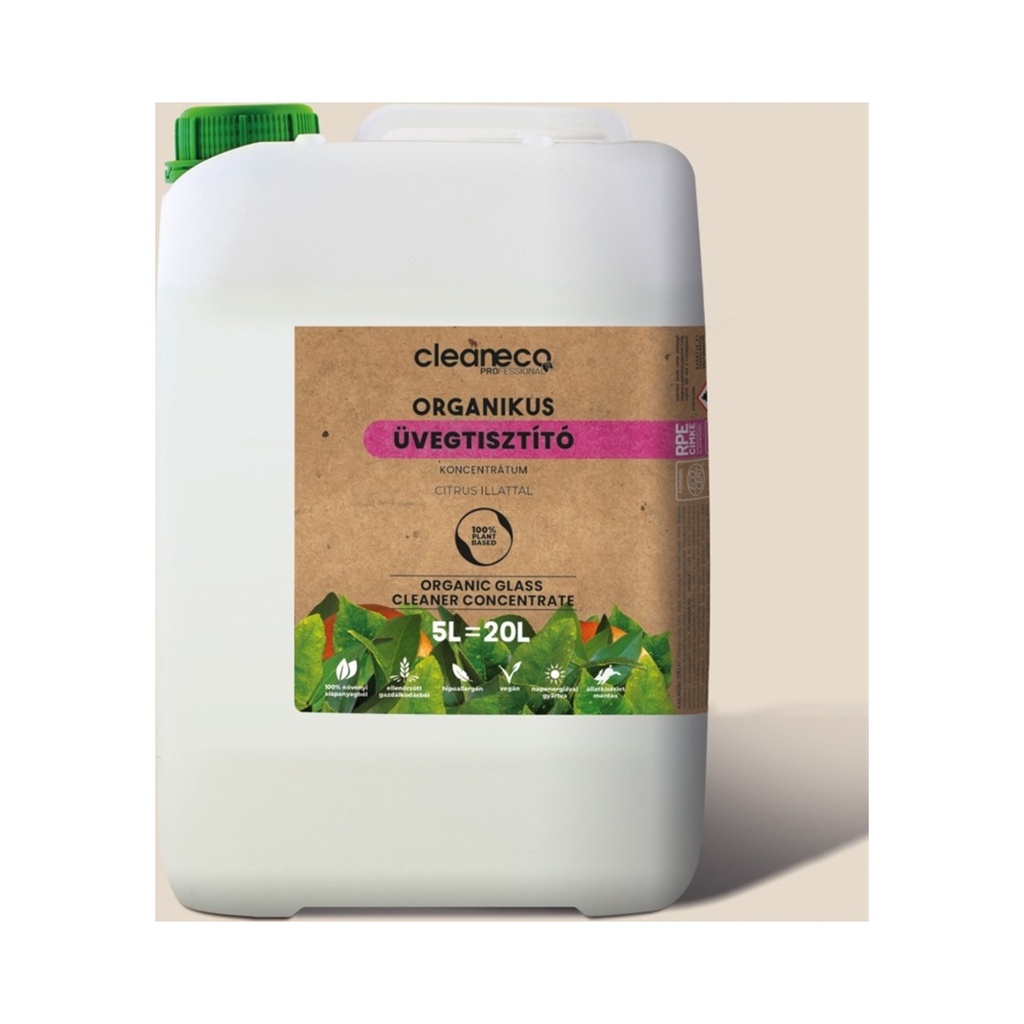IP.Üvegtisztító koncentrátum organikus Cleaneco 5L