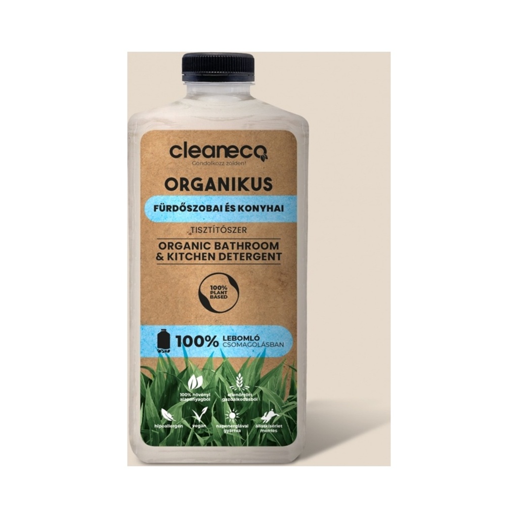 HT.Fürdőszobai és konyhai tisztítószer organikus Cleaneco 1L