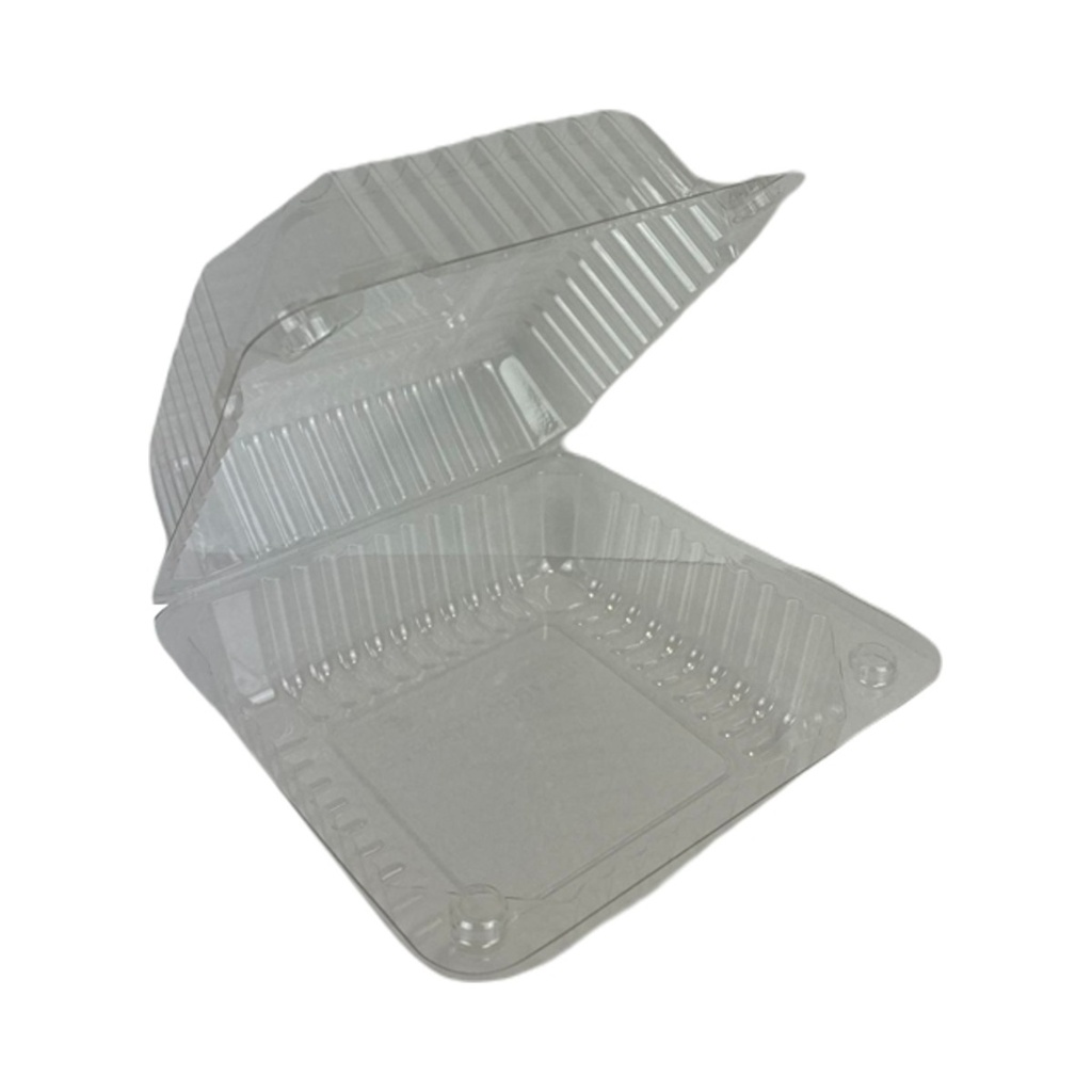 Műanyag víztiszta süteményes doboz 135x120x76mm rPET ALI19C 50db/cs 600db/krt