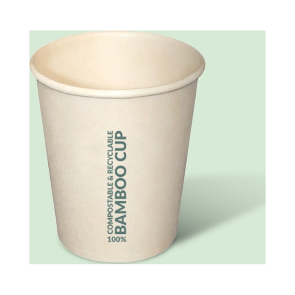 [BI40.1672] EV.Műanyagmentes bambusz papírpohár 3dl (12oz), 50db/cs (20cs/#)